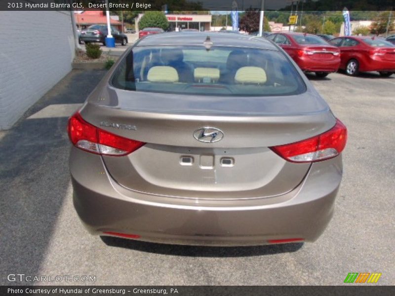 Desert Bronze / Beige 2013 Hyundai Elantra GLS