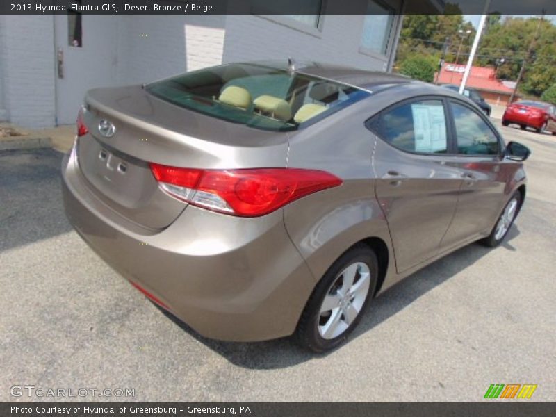 Desert Bronze / Beige 2013 Hyundai Elantra GLS