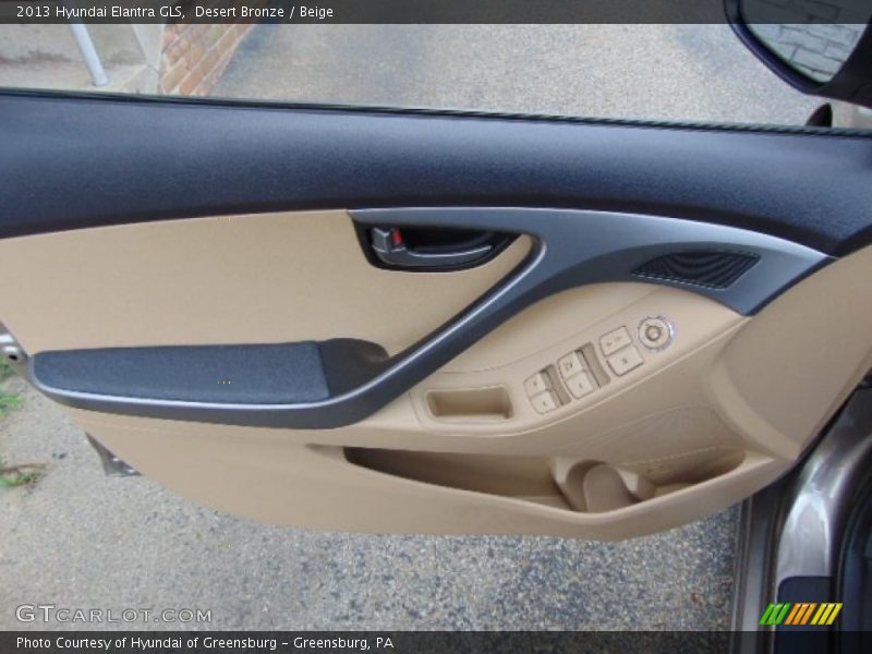 Desert Bronze / Beige 2013 Hyundai Elantra GLS