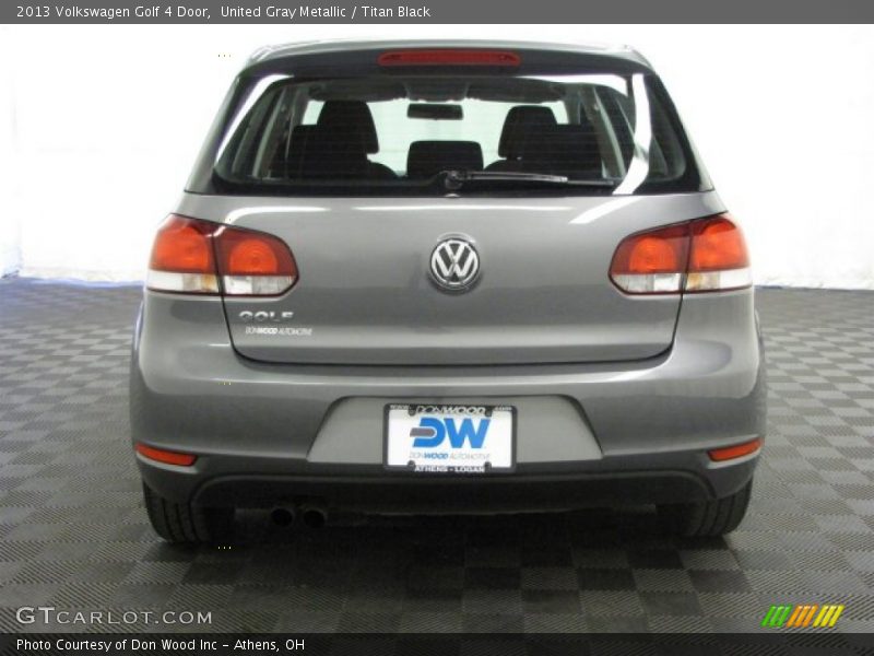 United Gray Metallic / Titan Black 2013 Volkswagen Golf 4 Door