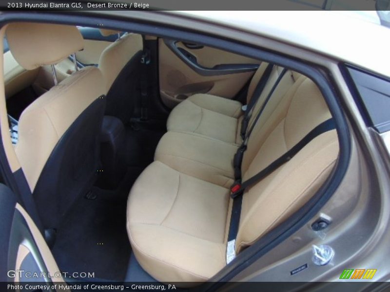 Desert Bronze / Beige 2013 Hyundai Elantra GLS