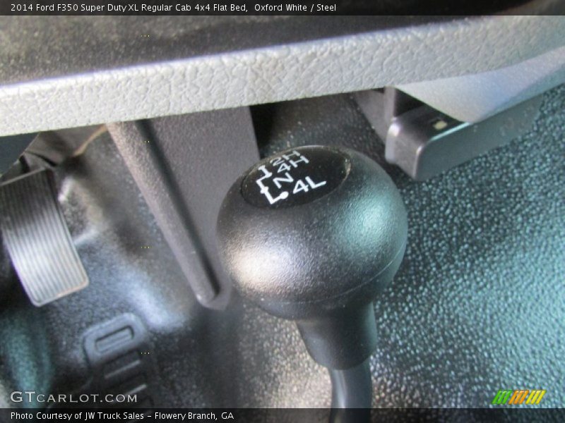 Oxford White / Steel 2014 Ford F350 Super Duty XL Regular Cab 4x4 Flat Bed