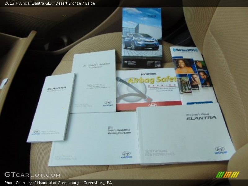 Desert Bronze / Beige 2013 Hyundai Elantra GLS