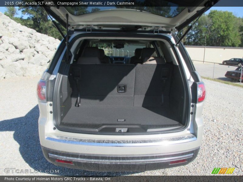 Champagne Silver Metallic / Dark Cashmere 2015 GMC Acadia SLT AWD