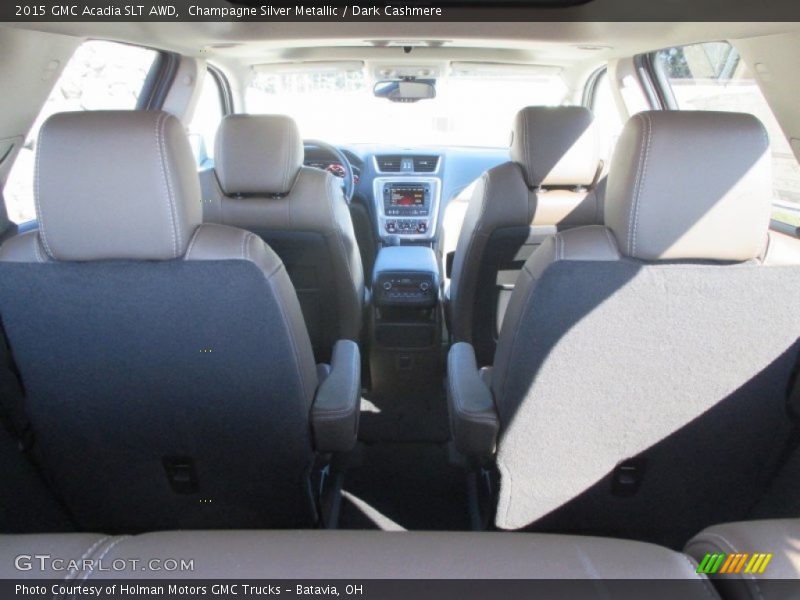 Champagne Silver Metallic / Dark Cashmere 2015 GMC Acadia SLT AWD