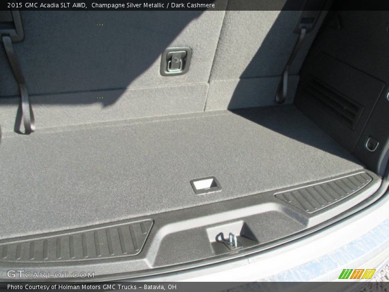 Champagne Silver Metallic / Dark Cashmere 2015 GMC Acadia SLT AWD