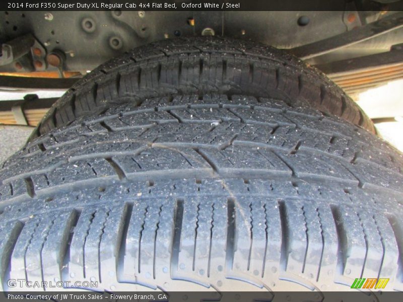 Oxford White / Steel 2014 Ford F350 Super Duty XL Regular Cab 4x4 Flat Bed