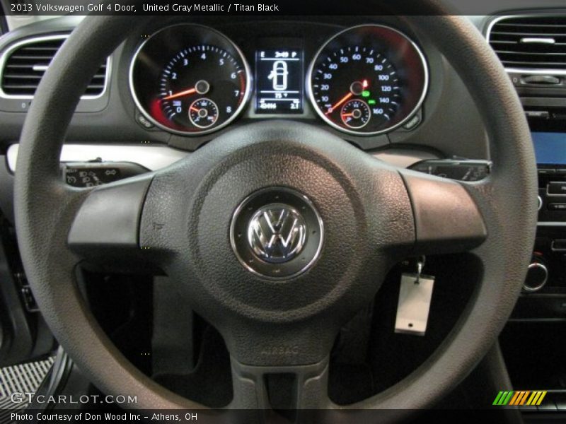 United Gray Metallic / Titan Black 2013 Volkswagen Golf 4 Door