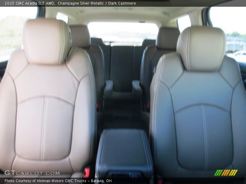 Champagne Silver Metallic / Dark Cashmere 2015 GMC Acadia SLT AWD