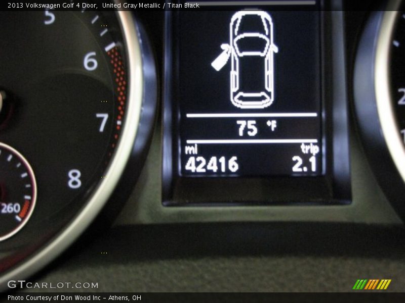 United Gray Metallic / Titan Black 2013 Volkswagen Golf 4 Door