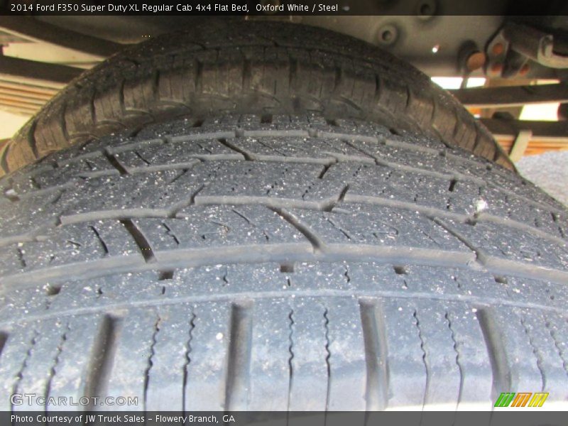 Oxford White / Steel 2014 Ford F350 Super Duty XL Regular Cab 4x4 Flat Bed
