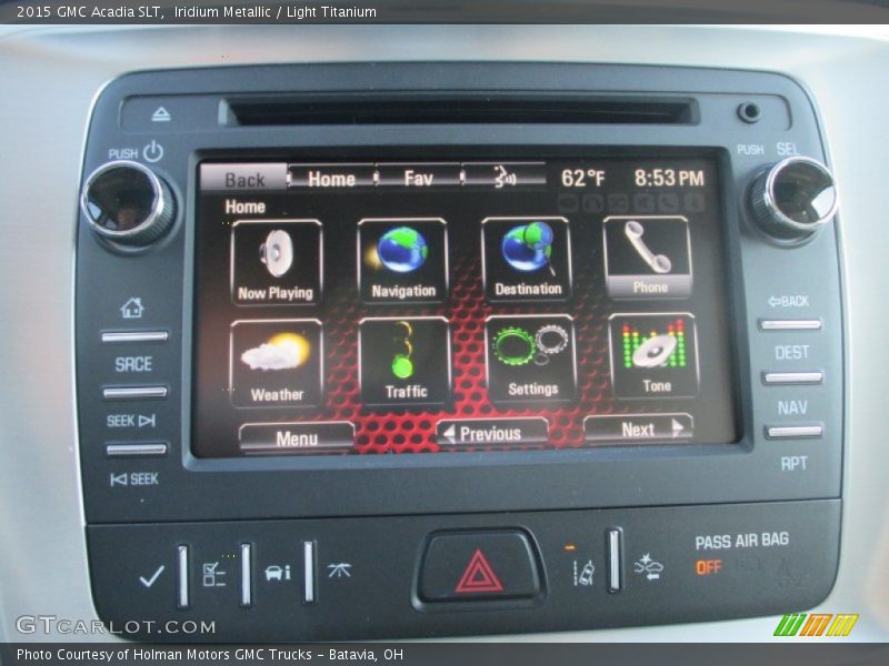 Iridium Metallic / Light Titanium 2015 GMC Acadia SLT