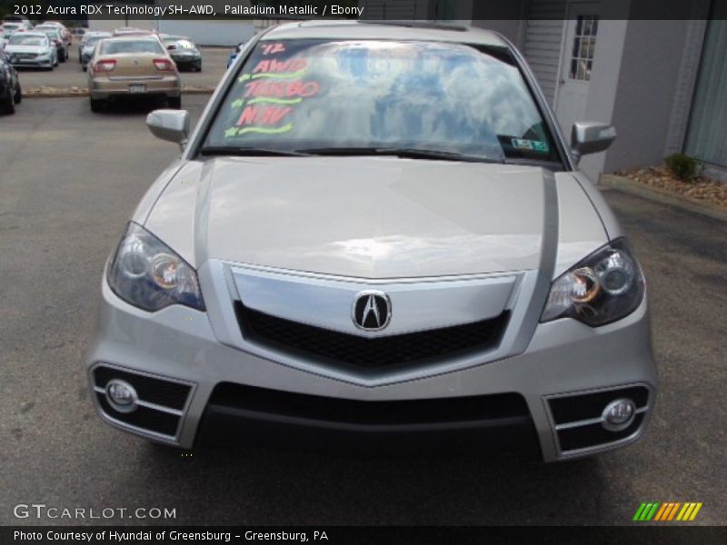 Palladium Metallic / Ebony 2012 Acura RDX Technology SH-AWD