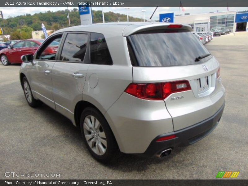 Palladium Metallic / Ebony 2012 Acura RDX Technology SH-AWD