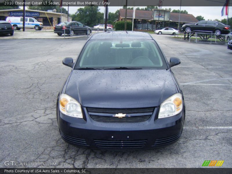 Imperial Blue Metallic / Gray 2010 Chevrolet Cobalt LT Sedan