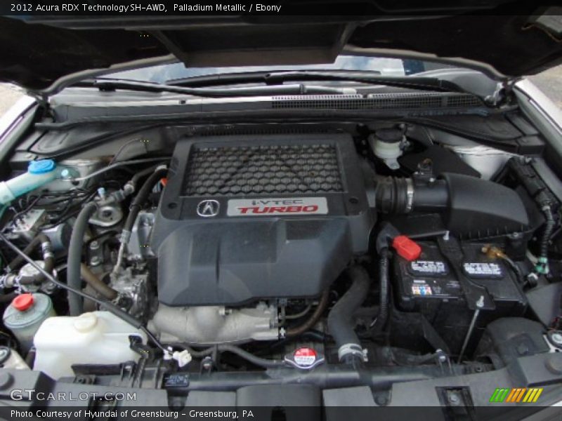 Palladium Metallic / Ebony 2012 Acura RDX Technology SH-AWD