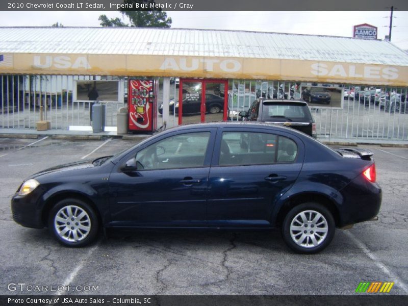 Imperial Blue Metallic / Gray 2010 Chevrolet Cobalt LT Sedan