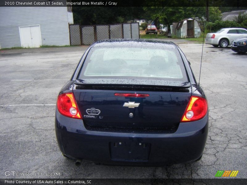 Imperial Blue Metallic / Gray 2010 Chevrolet Cobalt LT Sedan
