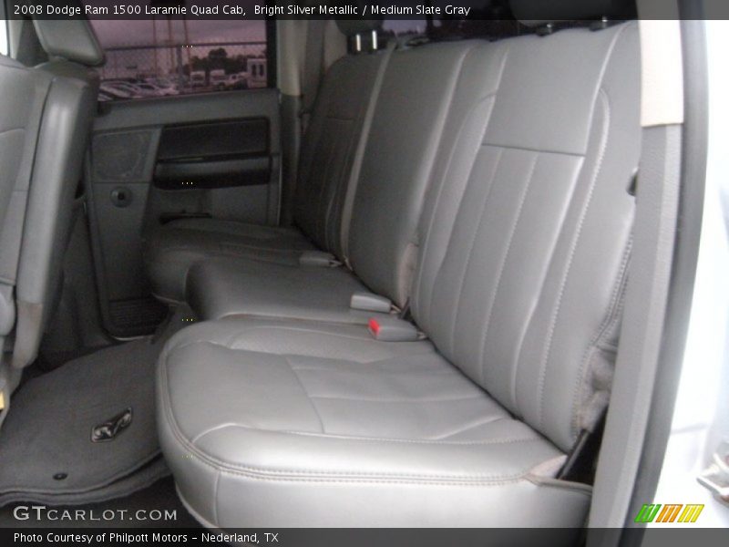 Bright Silver Metallic / Medium Slate Gray 2008 Dodge Ram 1500 Laramie Quad Cab