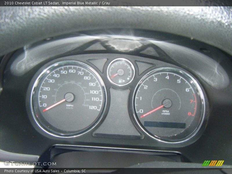 Imperial Blue Metallic / Gray 2010 Chevrolet Cobalt LT Sedan