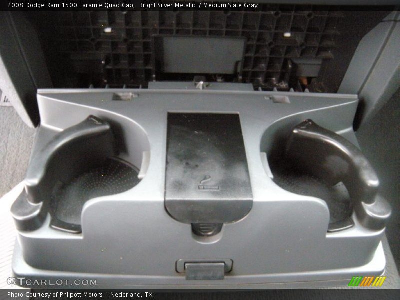 Bright Silver Metallic / Medium Slate Gray 2008 Dodge Ram 1500 Laramie Quad Cab