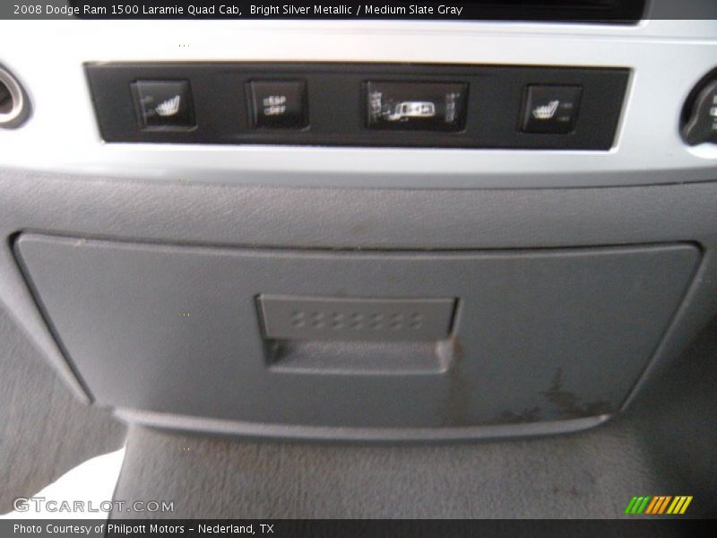 Bright Silver Metallic / Medium Slate Gray 2008 Dodge Ram 1500 Laramie Quad Cab