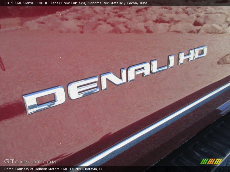 Sonoma Red Metallic / Cocoa/Dune 2015 GMC Sierra 2500HD Denali Crew Cab 4x4