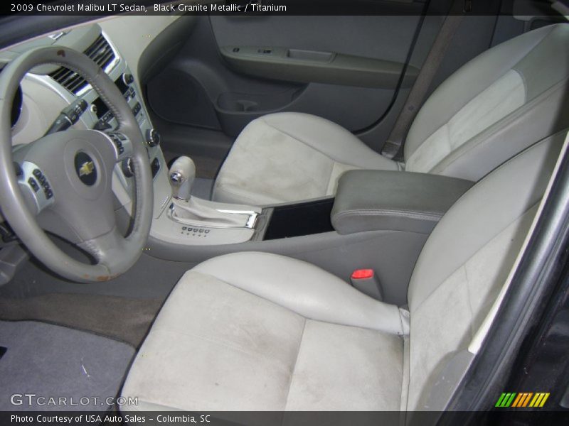 Black Granite Metallic / Titanium 2009 Chevrolet Malibu LT Sedan