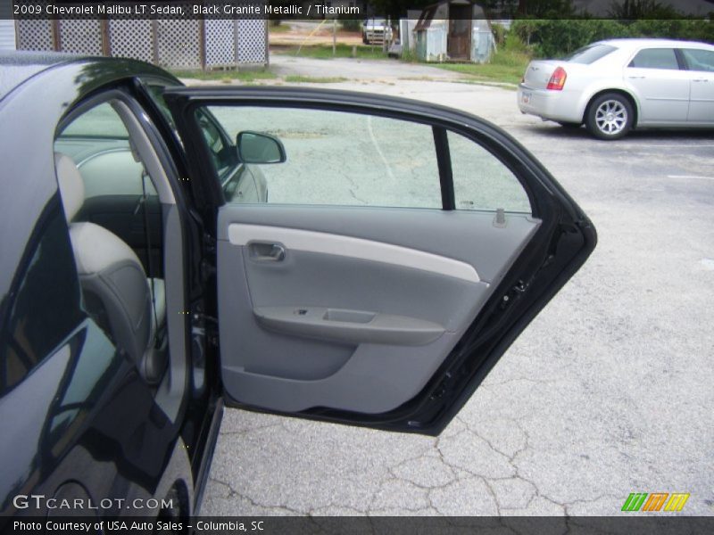 Black Granite Metallic / Titanium 2009 Chevrolet Malibu LT Sedan