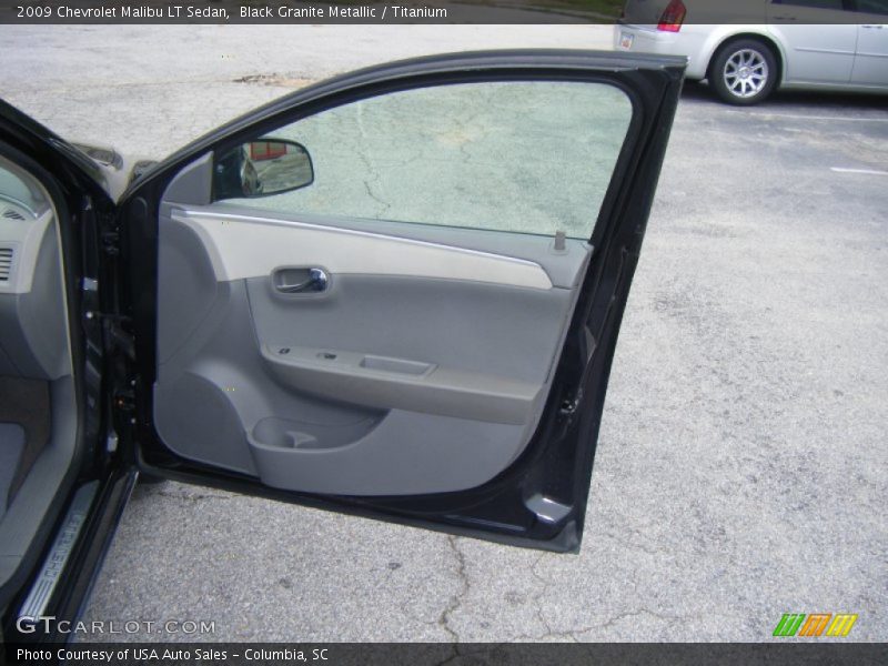 Black Granite Metallic / Titanium 2009 Chevrolet Malibu LT Sedan
