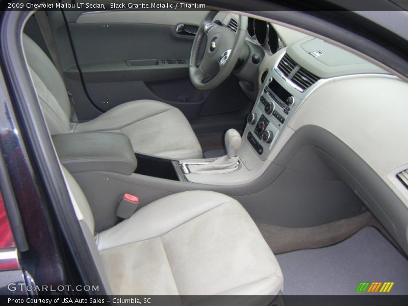 Black Granite Metallic / Titanium 2009 Chevrolet Malibu LT Sedan