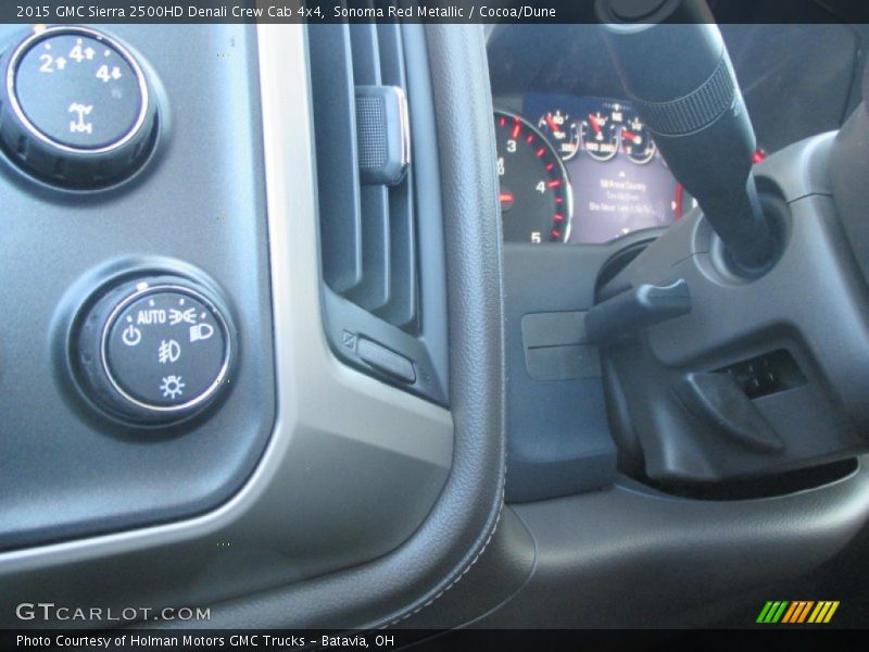 Sonoma Red Metallic / Cocoa/Dune 2015 GMC Sierra 2500HD Denali Crew Cab 4x4