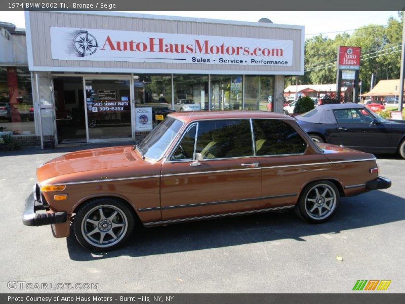Bronze / Beige 1974 BMW 2002 Tii