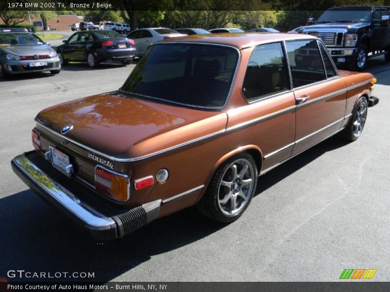 Bronze / Beige 1974 BMW 2002 Tii