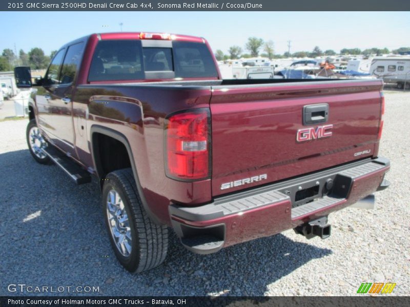 Sonoma Red Metallic / Cocoa/Dune 2015 GMC Sierra 2500HD Denali Crew Cab 4x4
