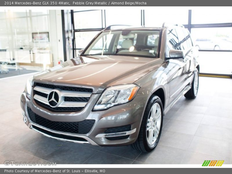 Pebble Grey Metallic / Almond Beige/Mocha 2014 Mercedes-Benz GLK 350 4Matic