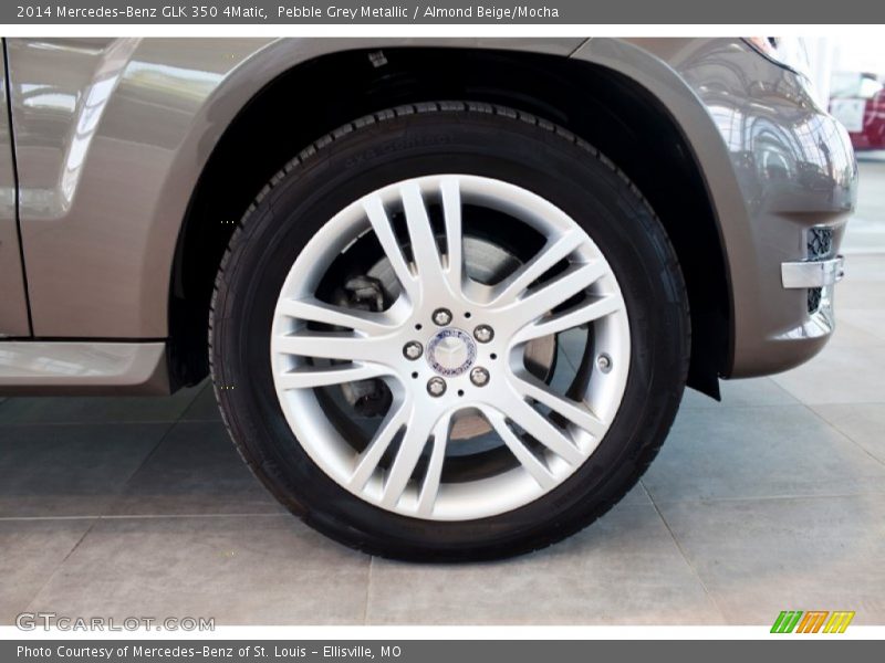 Pebble Grey Metallic / Almond Beige/Mocha 2014 Mercedes-Benz GLK 350 4Matic