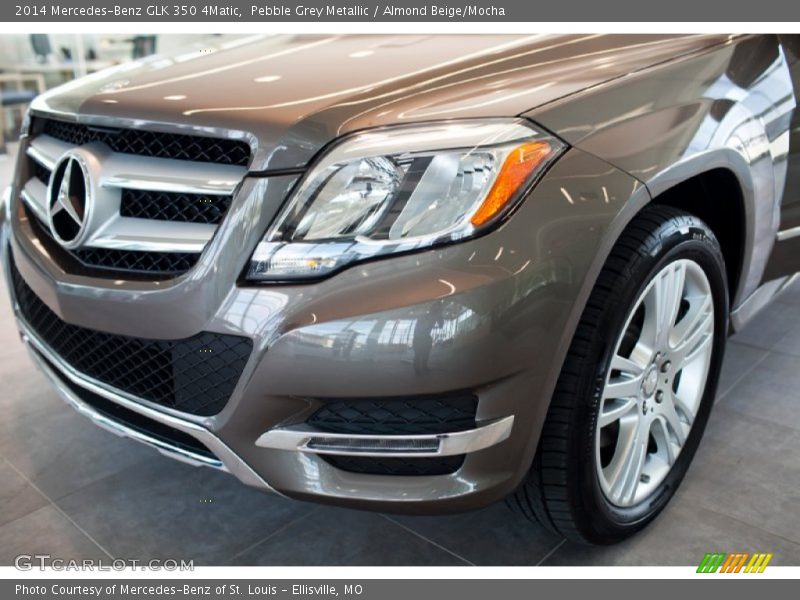 Pebble Grey Metallic / Almond Beige/Mocha 2014 Mercedes-Benz GLK 350 4Matic