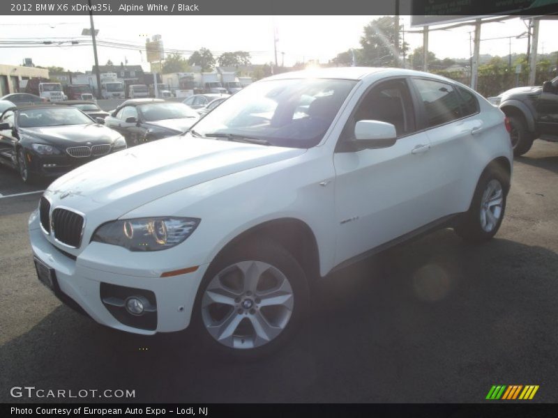 Alpine White / Black 2012 BMW X6 xDrive35i