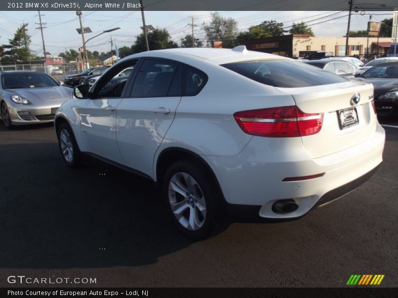 Alpine White / Black 2012 BMW X6 xDrive35i