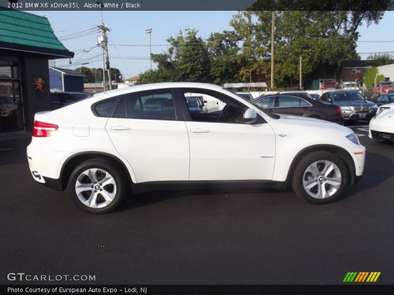 Alpine White / Black 2012 BMW X6 xDrive35i
