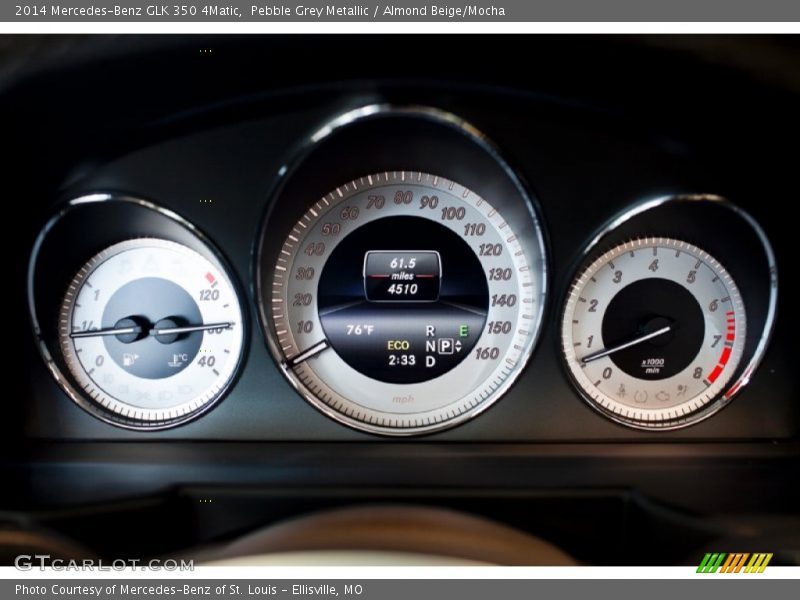 Pebble Grey Metallic / Almond Beige/Mocha 2014 Mercedes-Benz GLK 350 4Matic
