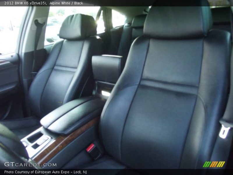 Alpine White / Black 2012 BMW X6 xDrive35i