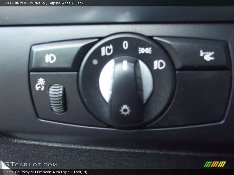 Alpine White / Black 2012 BMW X6 xDrive35i