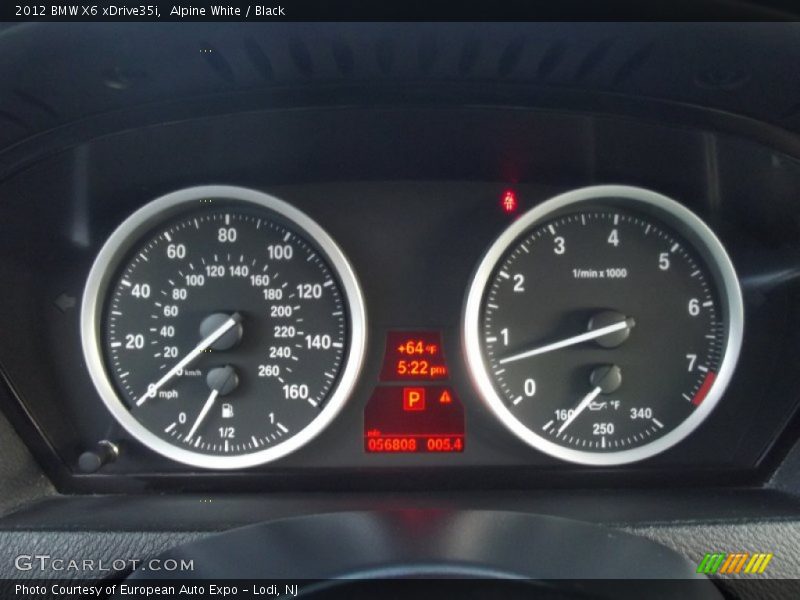 Alpine White / Black 2012 BMW X6 xDrive35i