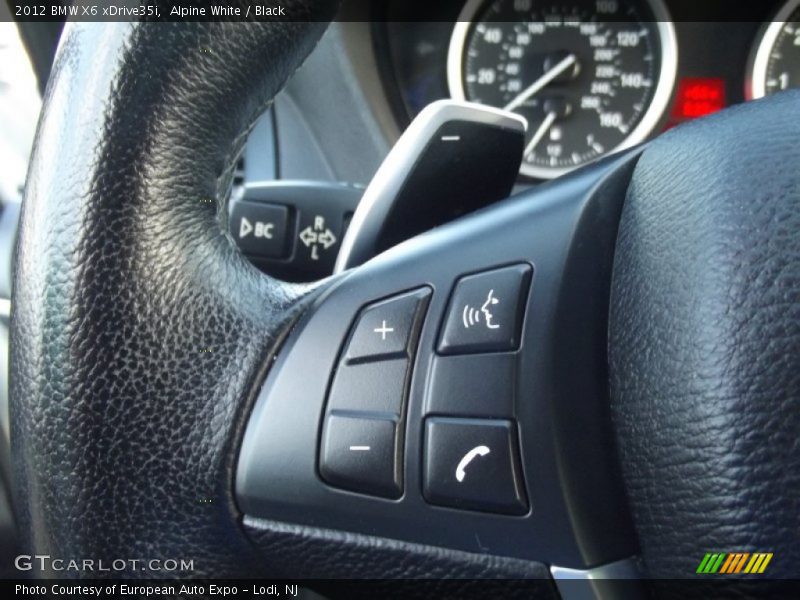 Alpine White / Black 2012 BMW X6 xDrive35i