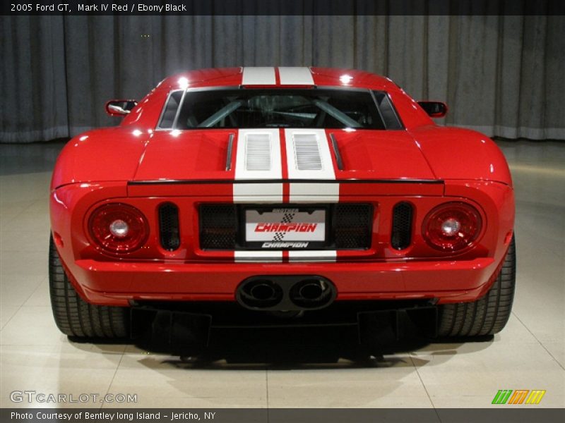Mark IV Red / Ebony Black 2005 Ford GT