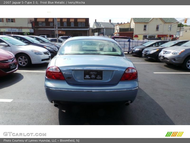 Frost Blue Metallic / Ivory/Mocha 2007 Jaguar S-Type 3.0