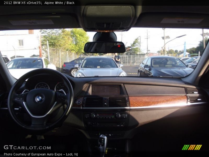 Alpine White / Black 2012 BMW X6 xDrive35i