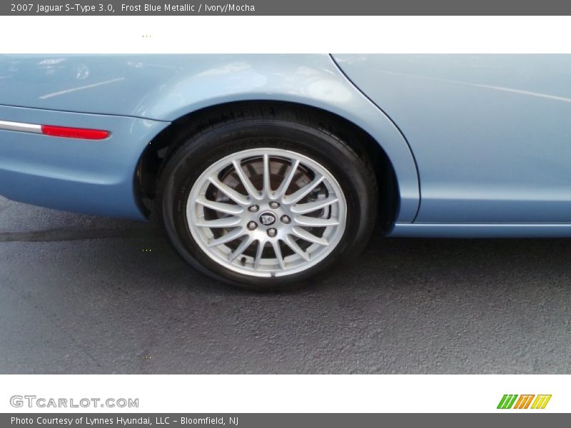 Frost Blue Metallic / Ivory/Mocha 2007 Jaguar S-Type 3.0